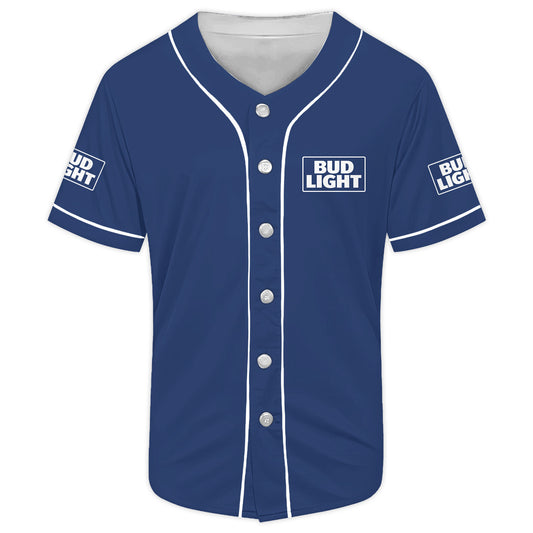 Born To Drink Bud Light Baseball Jersey