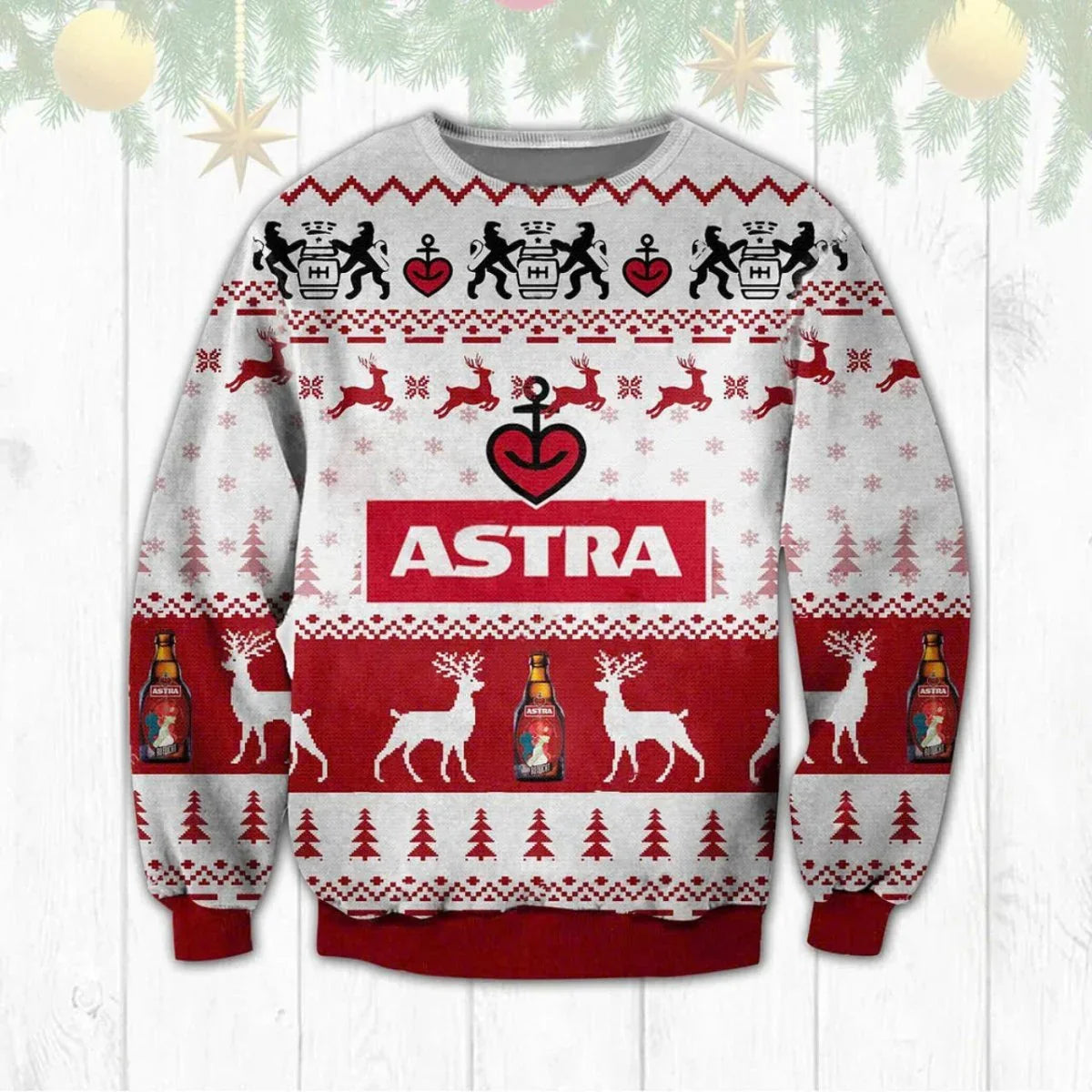 Astra Reindeer Christmas Ugly Sweater - VinoVogue.com