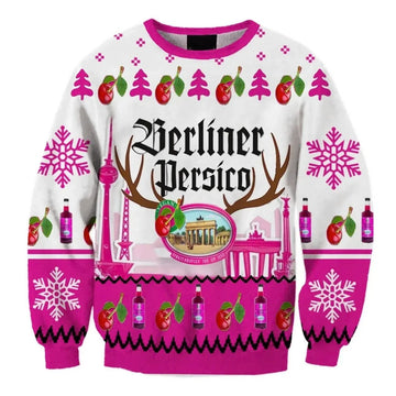 Berliner Persico Christmas Reindeer Ugly Sweater - VinoVogue.com