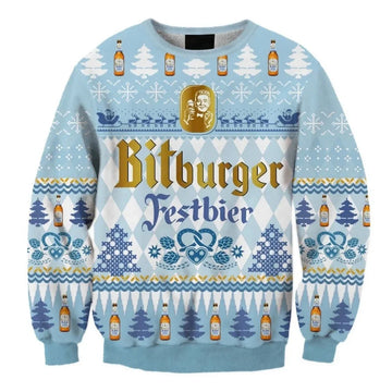 Bitburger Christmas Ugly Sweater - VinoVogue.com