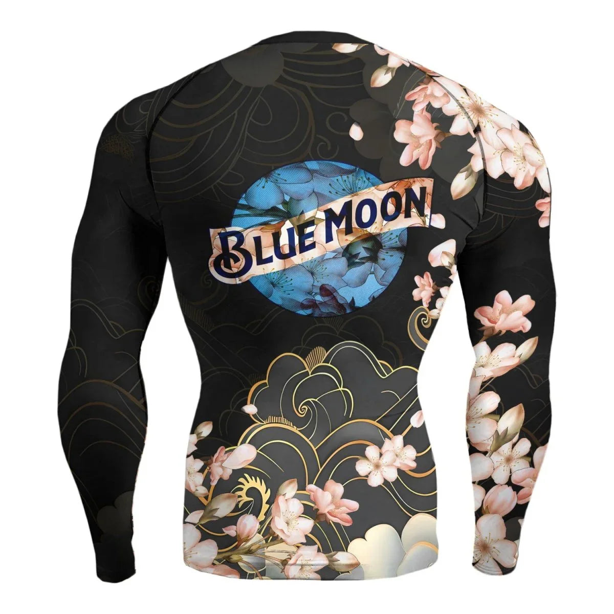 Blue Moon Blossom Rash Guard - VinoVogue.com