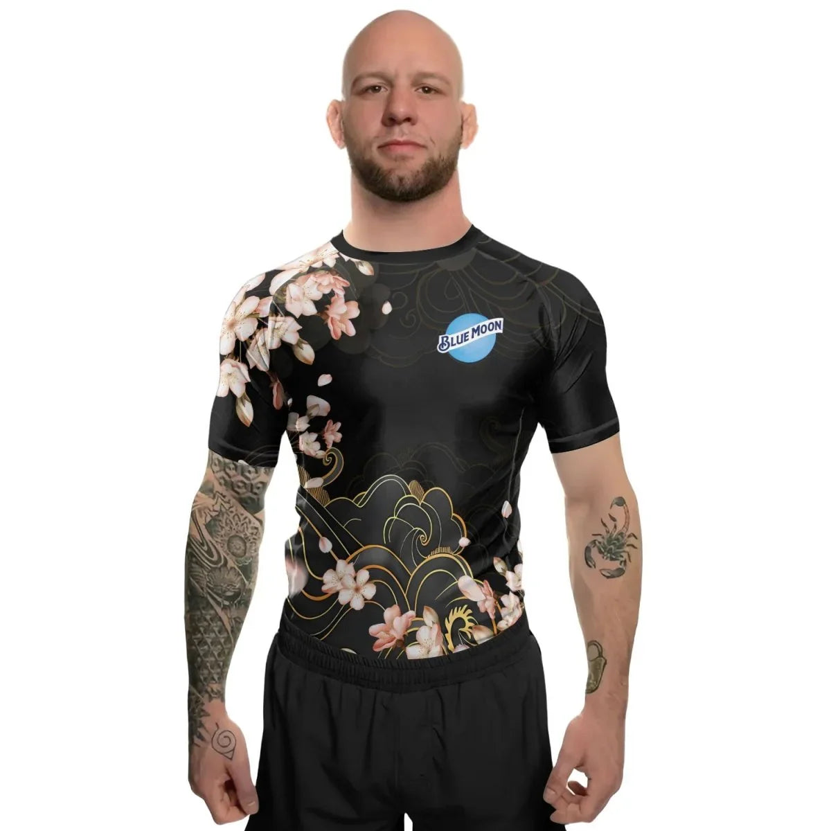 Blue Moon Blossom Rash Guard - VinoVogue.com