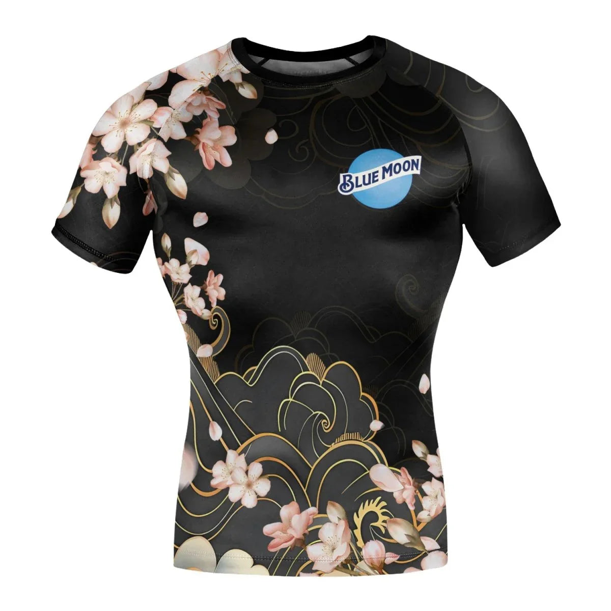 Blue Moon Blossom Rash Guard - VinoVogue.com