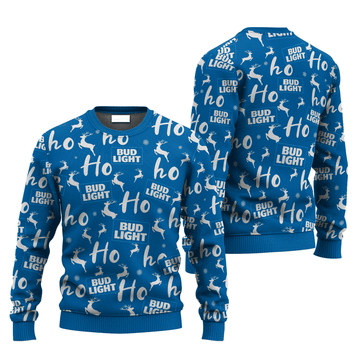 Bud Light HoHoHo Ugly Sweater - VinoVogue.com