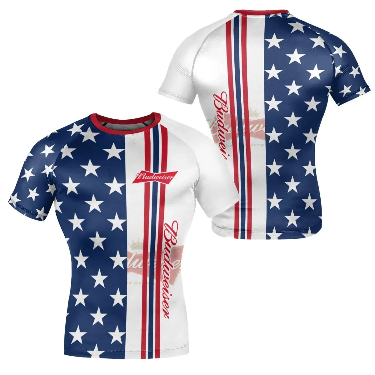 Budweiser Fourth Of July Rash Guard - VinoVogue.com