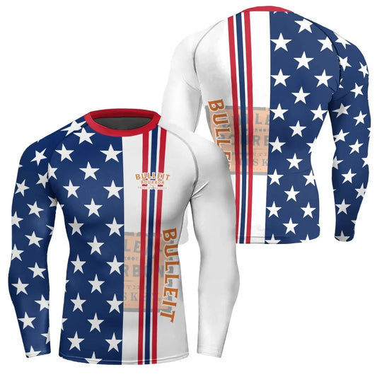 Bulleit Fourth Of July Rash Guard - VinoVogue.com