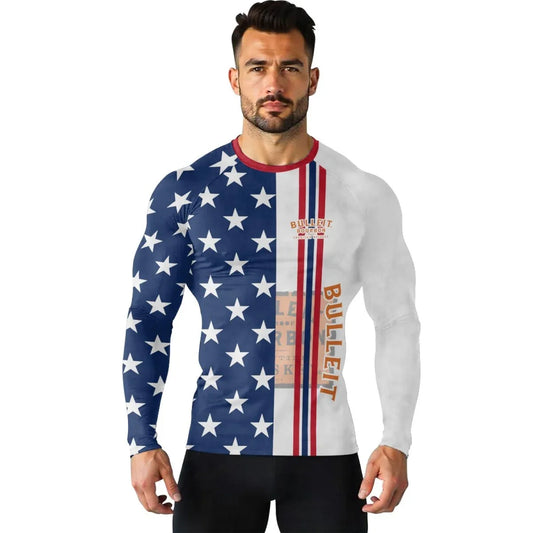 Bulleit Fourth Of July Rash Guard - VinoVogue.com