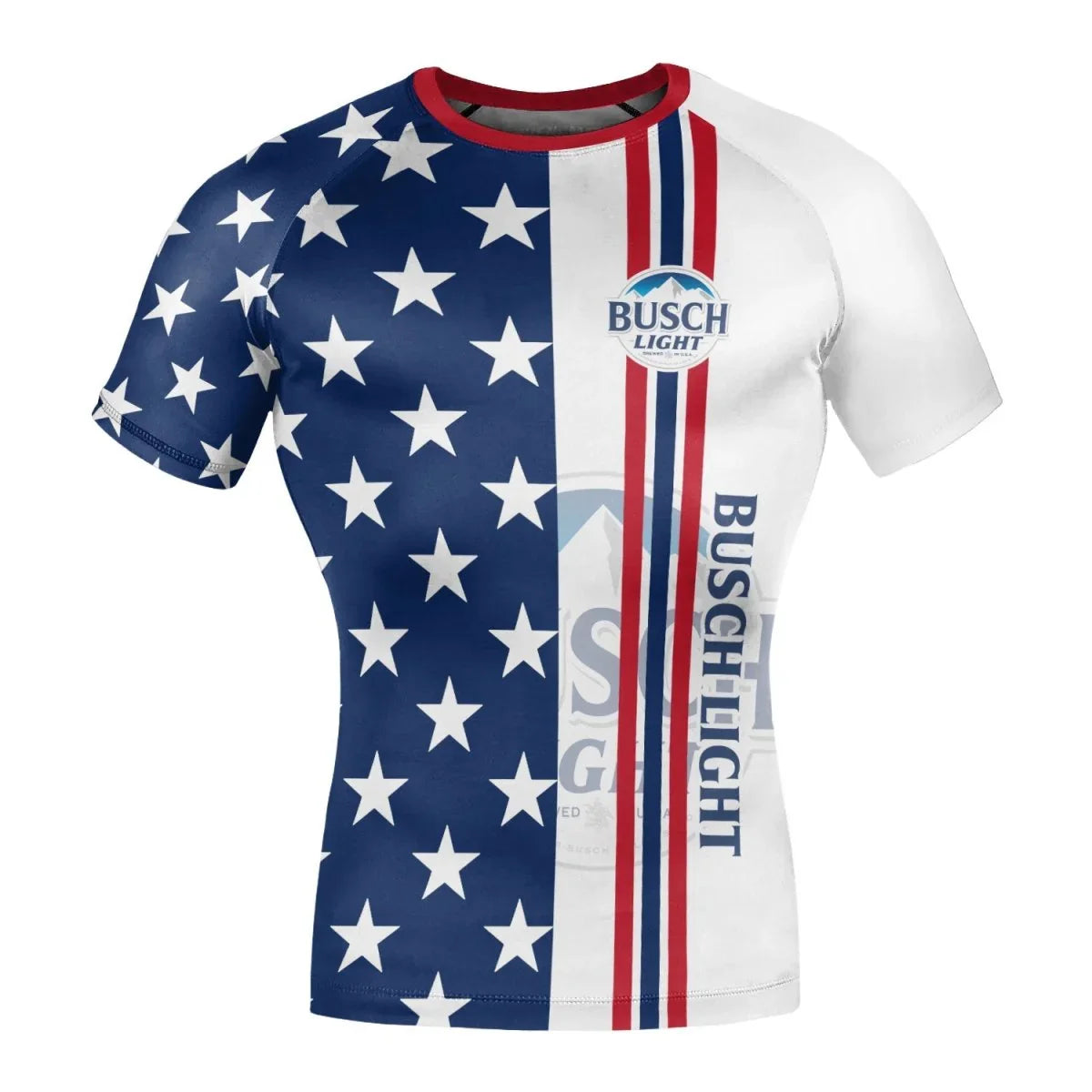 Busch Light Fourth Of July Rash Guard - VinoVogue.com