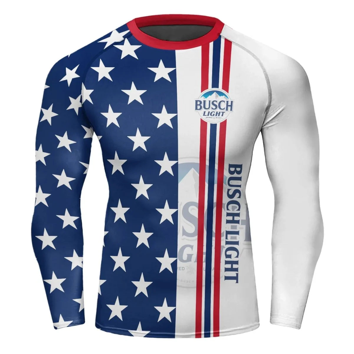 Busch Light Fourth Of July Rash Guard - VinoVogue.com