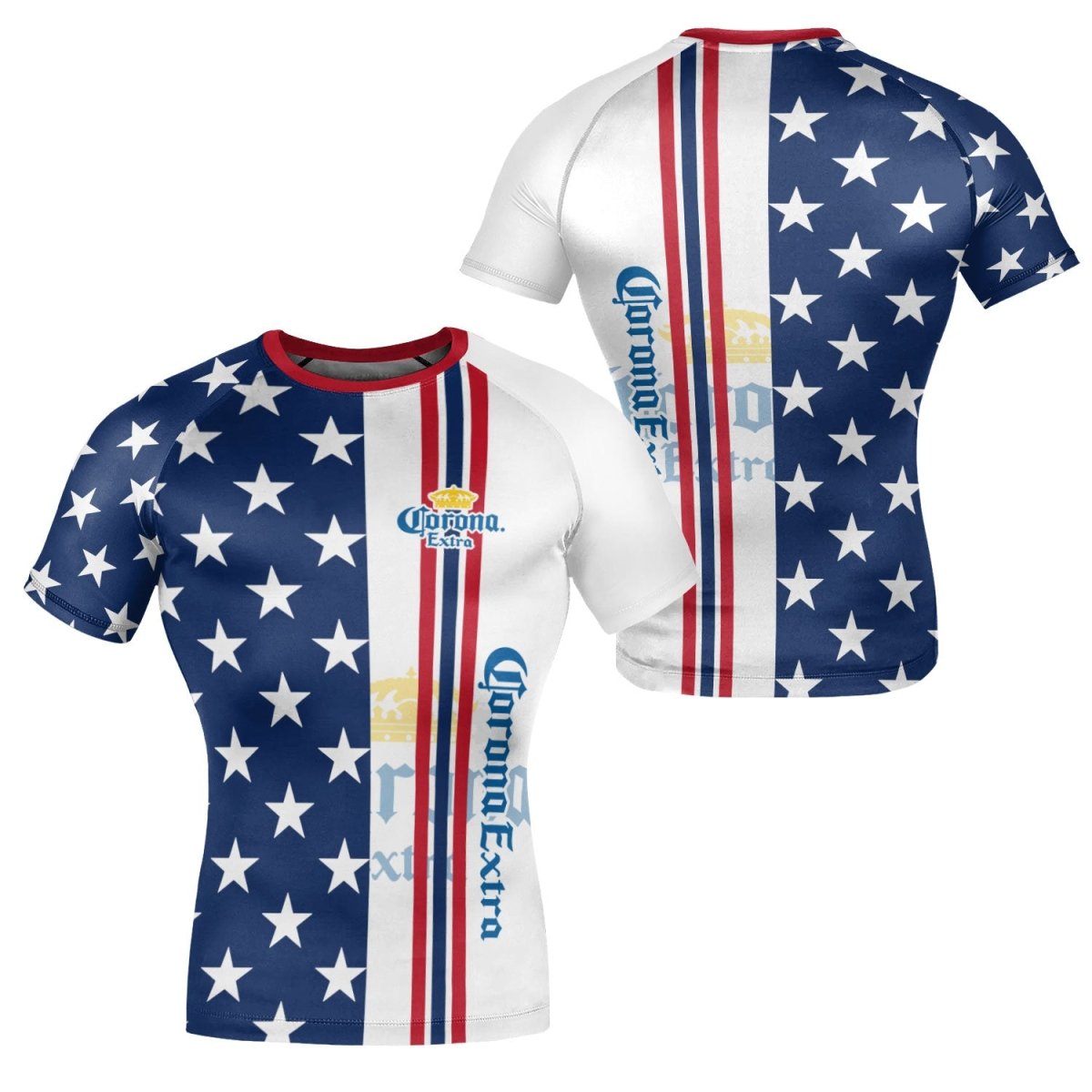 Corona Extra Fourth Of July Rash Guard - VinoVogue.com