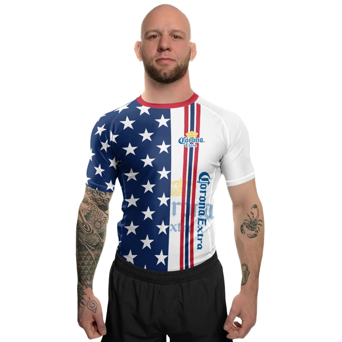 Corona Extra Fourth Of July Rash Guard - VinoVogue.com
