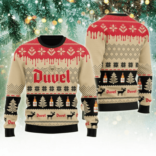 Duvel Christmas Festival Ugly Sweater - VinoVogue.com