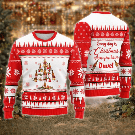 Duvel Christmas Tree Ugly Sweater - VinoVogue.com