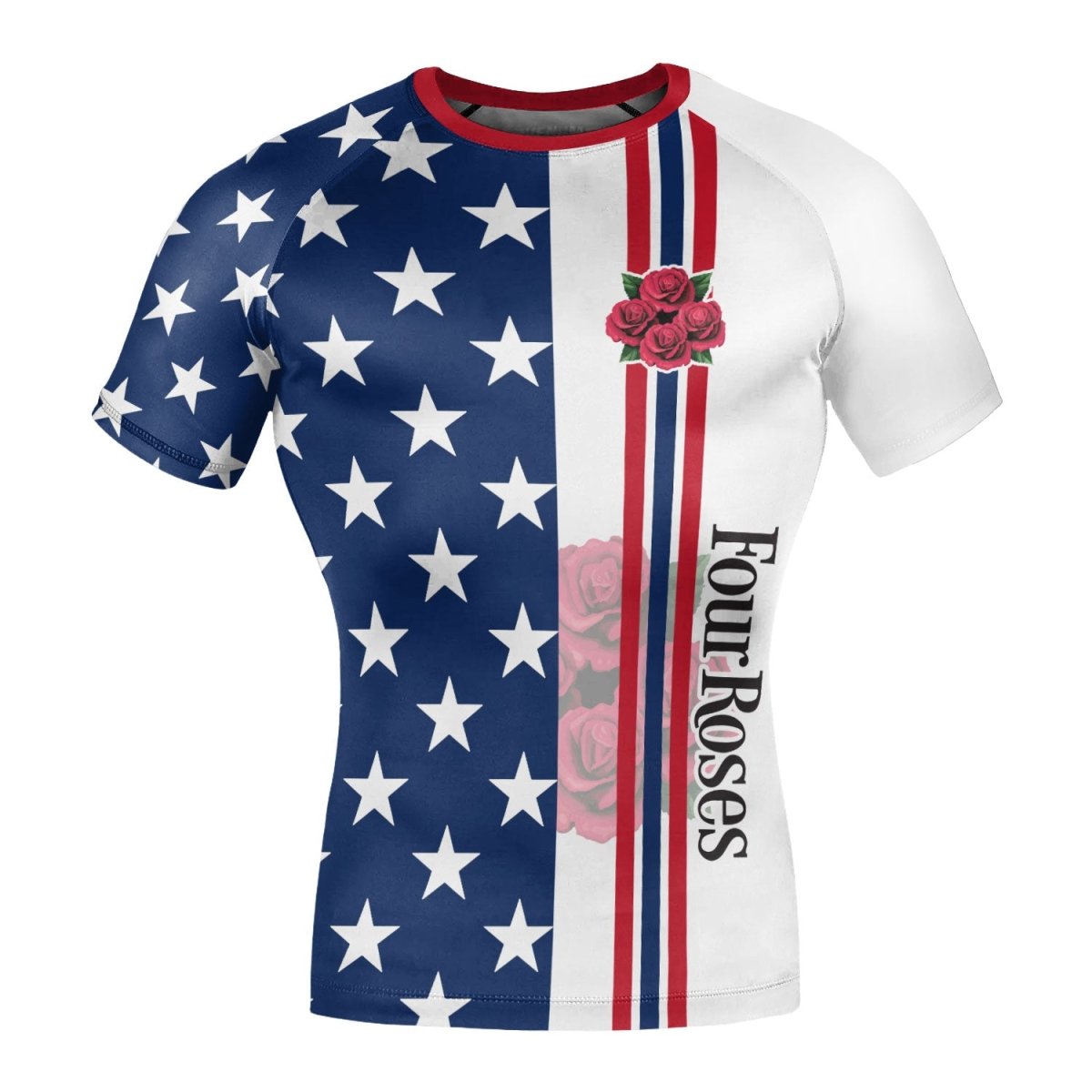 Four Roses Bourbon Fourth Of July Rash Guard - VinoVogue.com