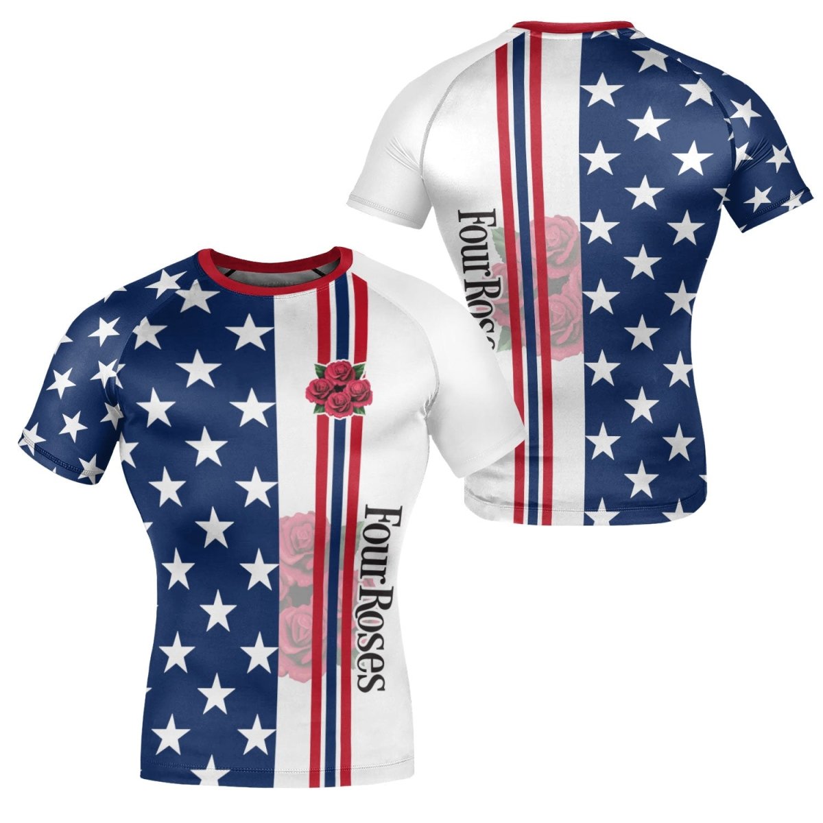 Four Roses Bourbon Fourth Of July Rash Guard - VinoVogue.com