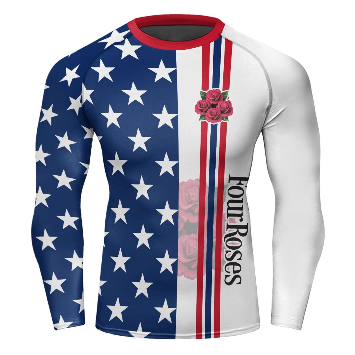 Four Roses Bourbon Fourth Of July Rash Guard - VinoVogue.com