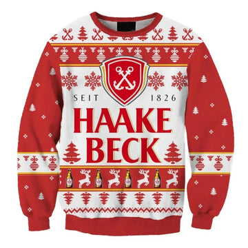 Haake Beck Christmas Ugly Sweater - VinoVogue.com