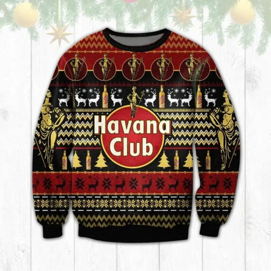 Havana Club Christmas Ugly Sweater - VinoVogue.com