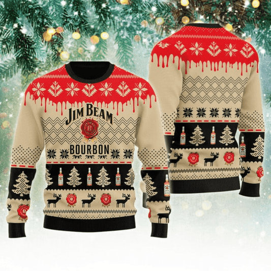 Jim Beam Christmas Festival Ugly Sweater - VinoVogue.com