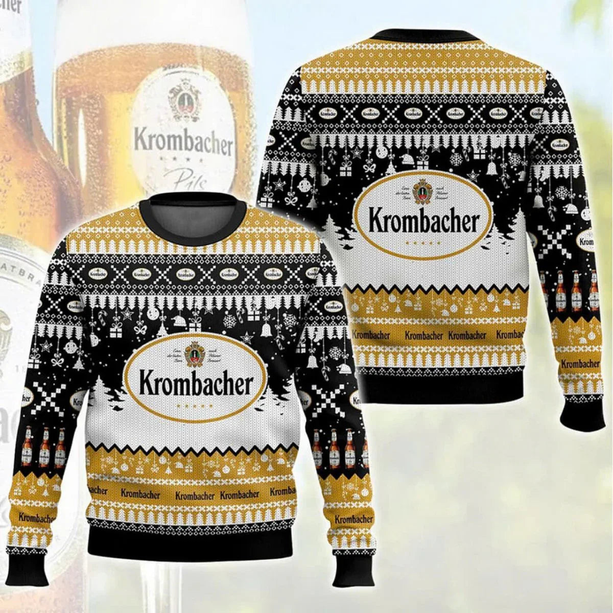 Krombacher Christmas Ugly Sweater - VinoVogue.com