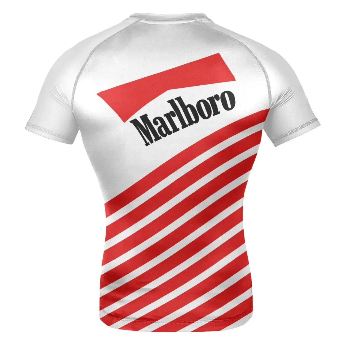 Marlboro Diagonal Stripe Rash Guard - VinoVogue.com