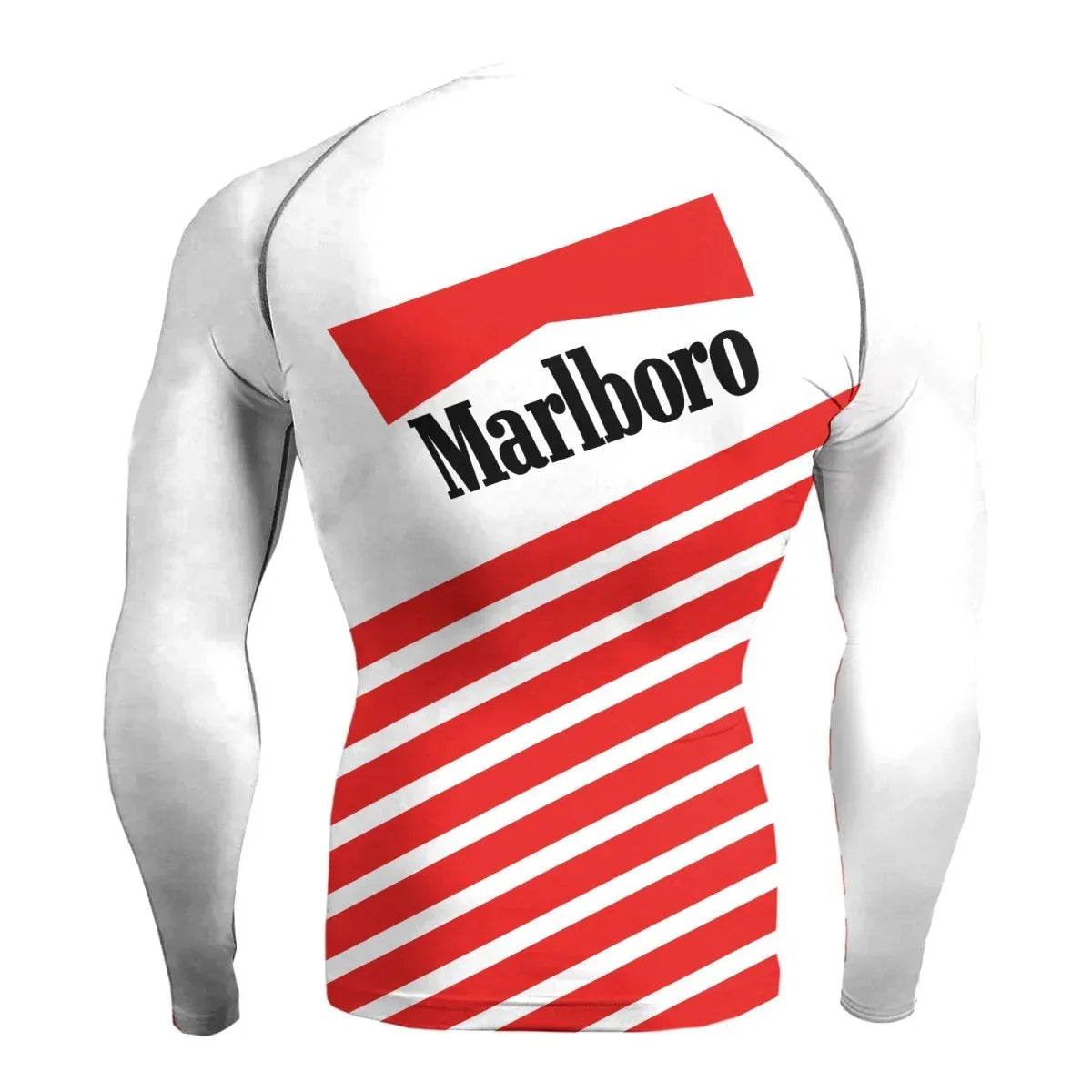 Marlboro Diagonal Stripe Rash Guard - VinoVogue.com