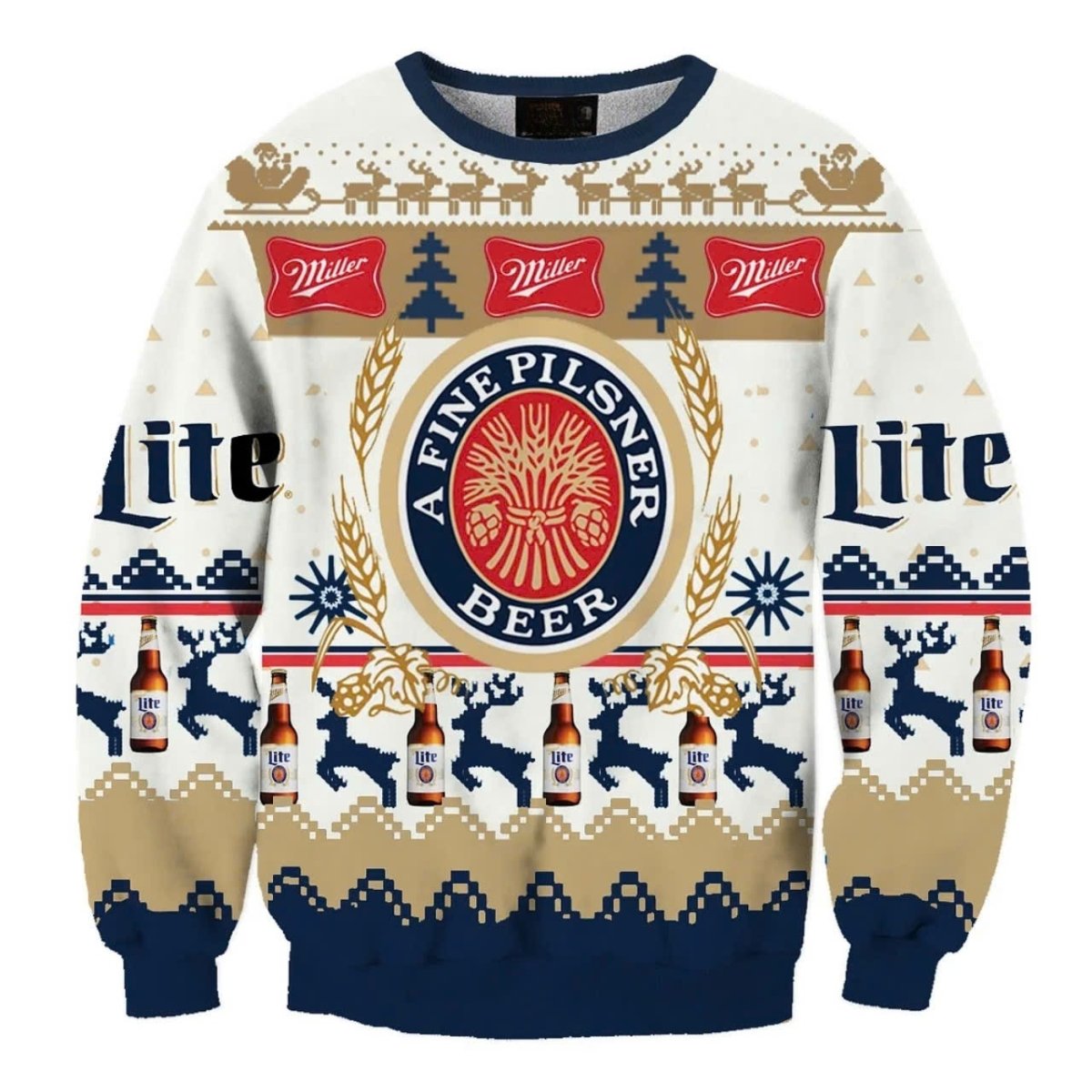 miller lite ugly sweaters