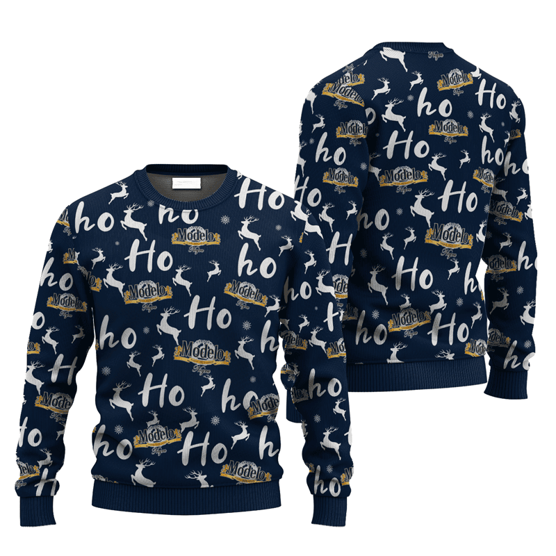 Modelo HoHoHo Ugly Sweater - VinoVogue.com