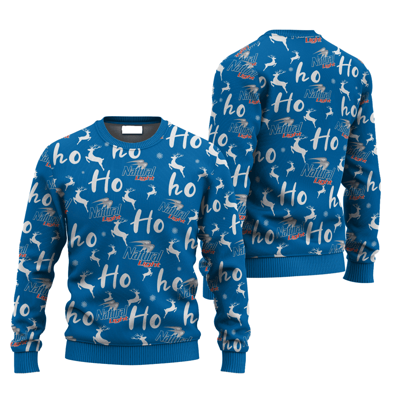 Natural Light HoHoHo Ugly Sweater - VinoVogue.com