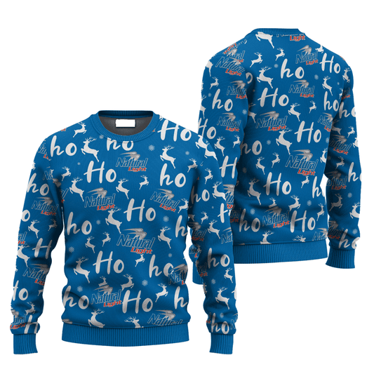 Natural Light HoHoHo Ugly Sweater - VinoVogue.com