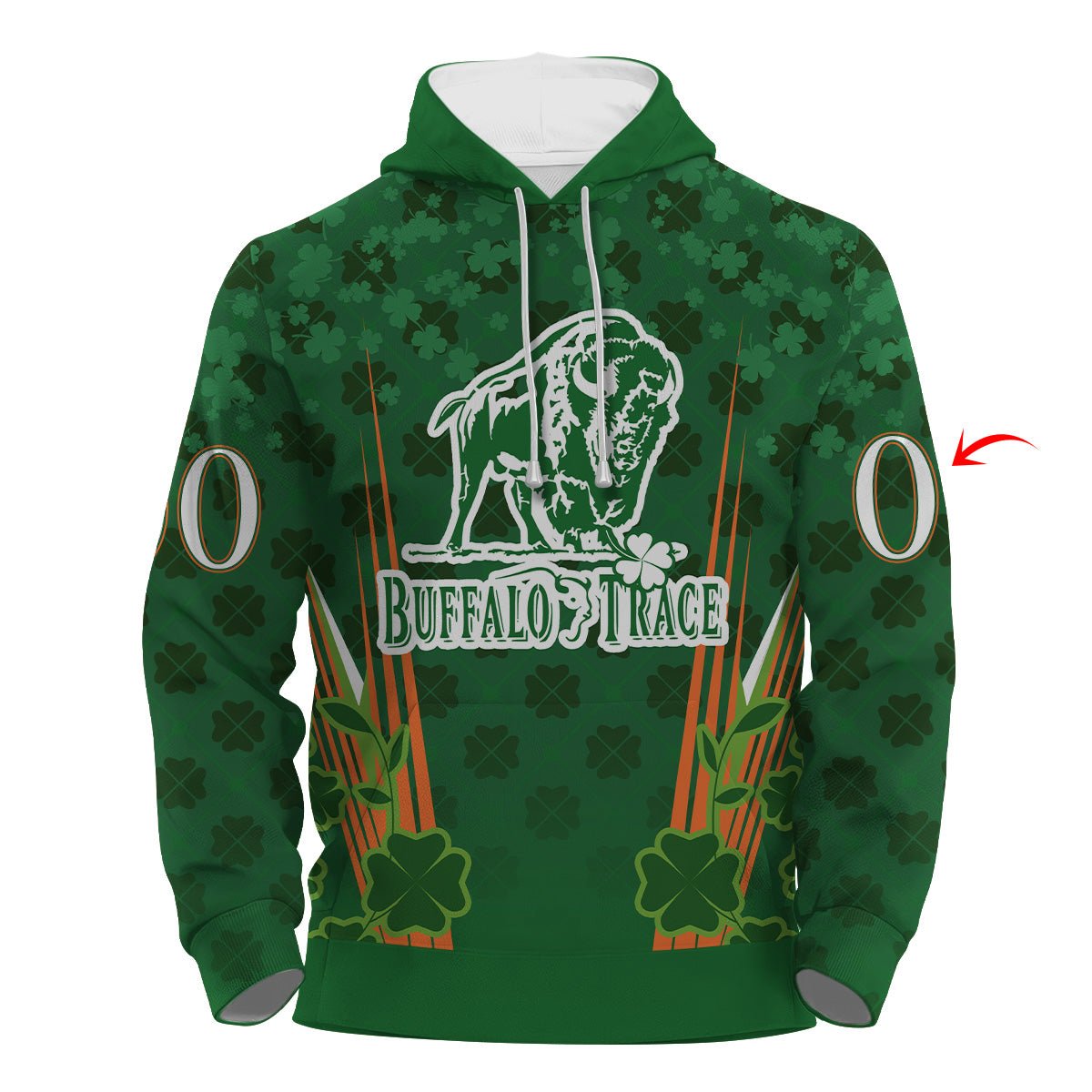 Personalized Buffalo Trace St Patrick's Day Hoodie & Zip Hoodie - VinoVogue.com