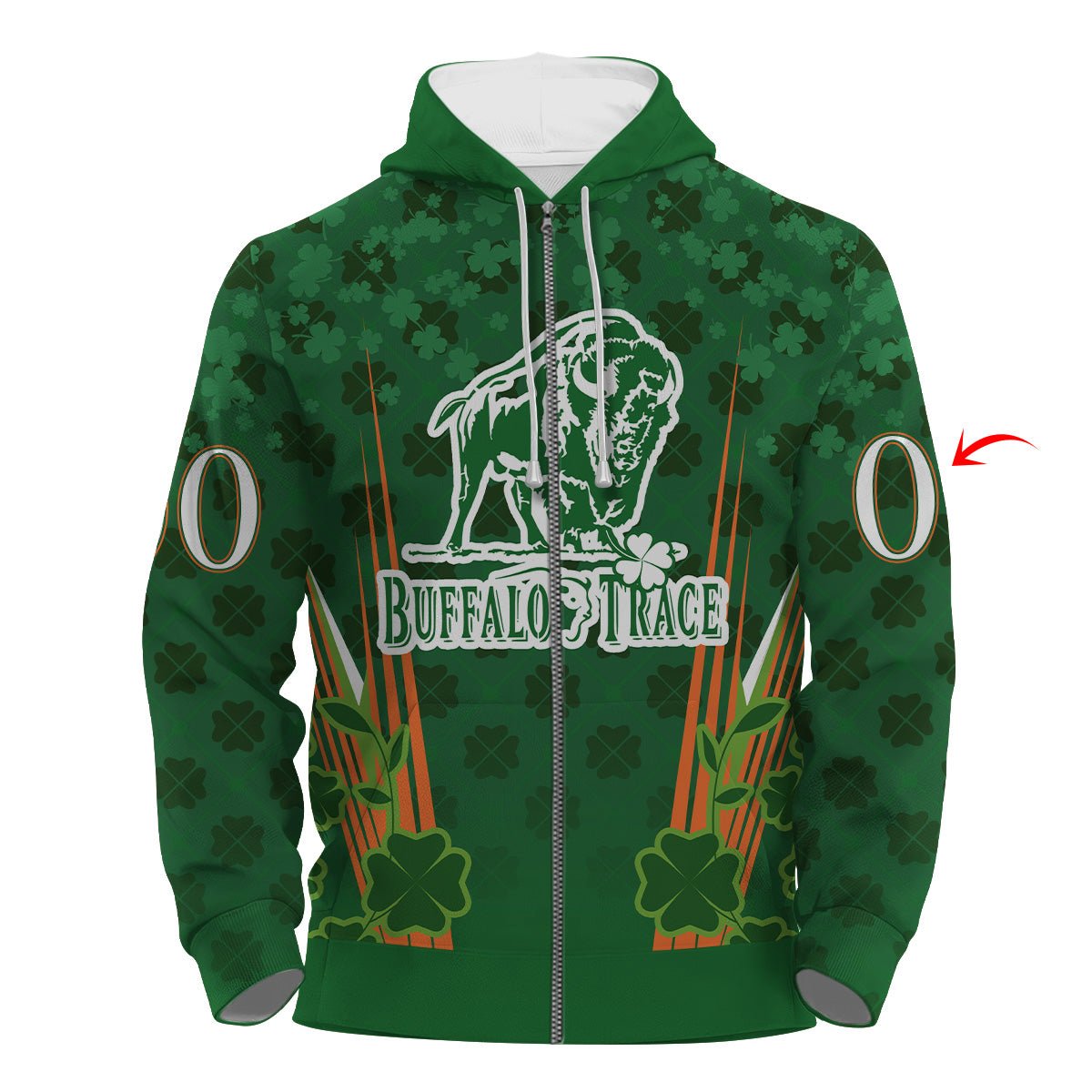 Personalized Buffalo Trace St Patrick's Day Hoodie & Zip Hoodie - VinoVogue.com