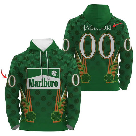 Personalized Marlboro St Patrick's Day Hoodie & Zip Hoodie - VinoVogue.com