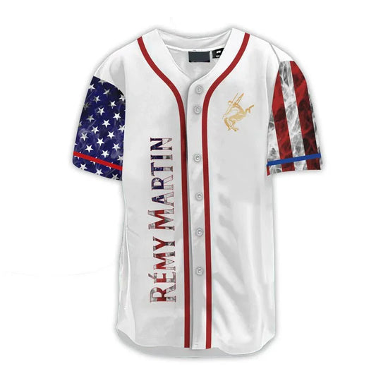 Personalized Remy Martin Patriot Baseball Jersey - VinoVogue.com