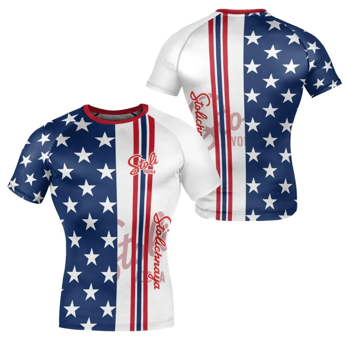 Stolichnaya Fourth Of July Rash Guard - VinoVogue.com