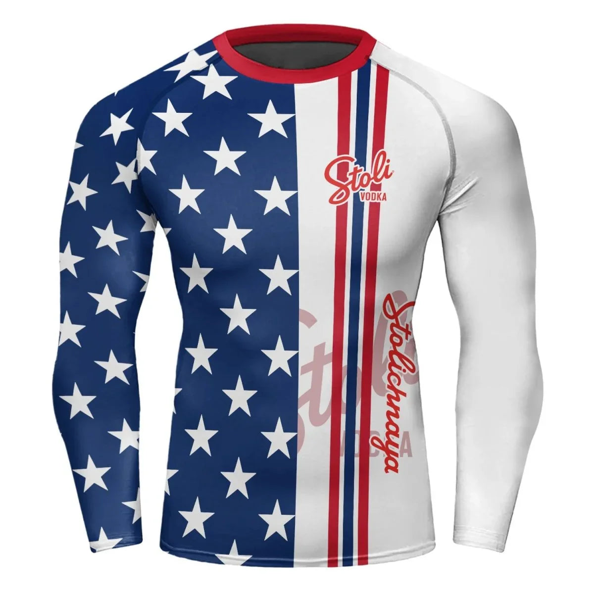 Stolichnaya Fourth Of July Rash Guard - VinoVogue.com