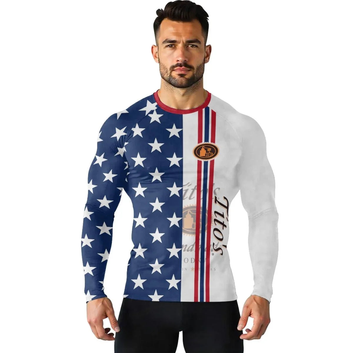 Tito's Fourth Of July Rash Guard - VinoVogue.com