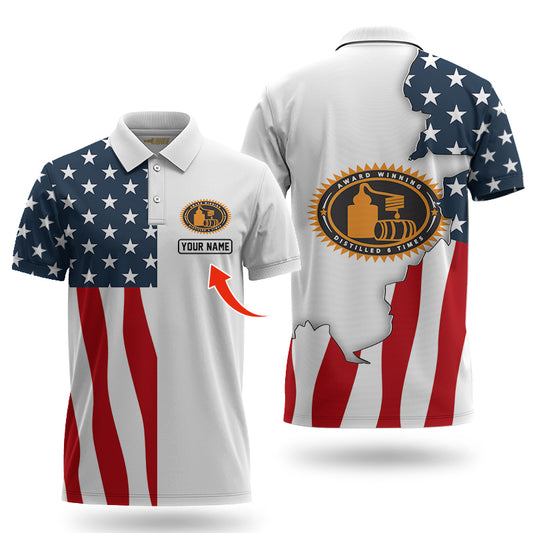 Personlized Tito's Fourth Of July Polo Shirt