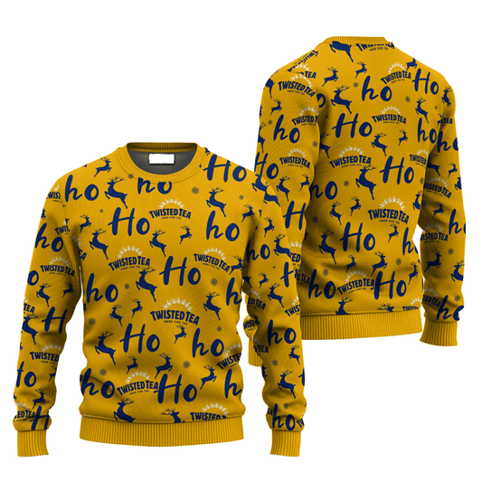 Twisted Tea HoHoHo Ugly Sweater - VinoVogue.com