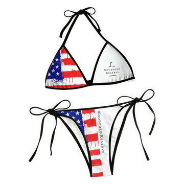 Woodford Reserve American Flag Triangle Beach Bikini - VinoVogue.com