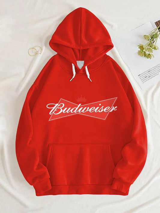 Budweiser Basic Red Hoodie