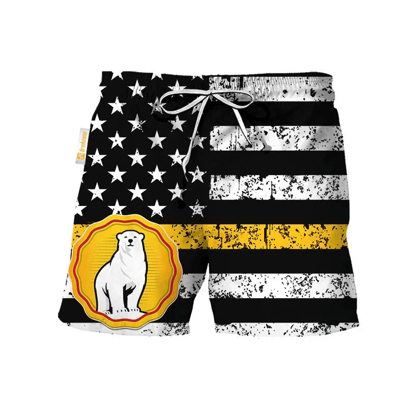 Bundaberg USA Flag Swim Trunks - VinoVogue.com