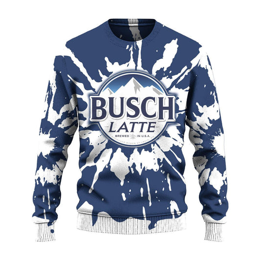 Busch Latte Tie Dye Sweatshirt