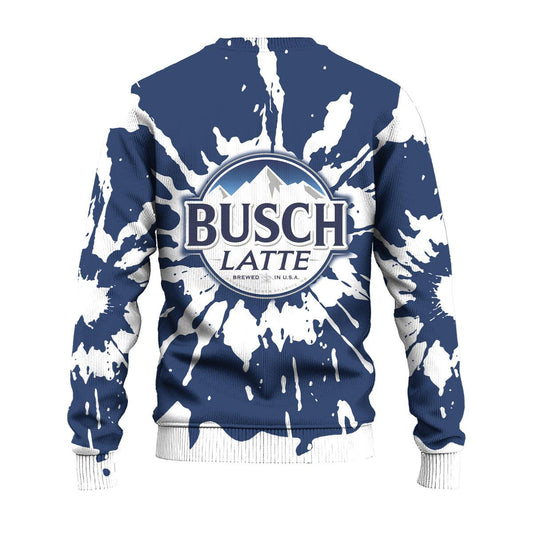 Busch Latte Tie Dye Sweatshirt