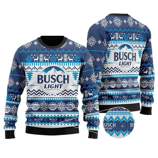 Busch Light Basic Ugly Sweater