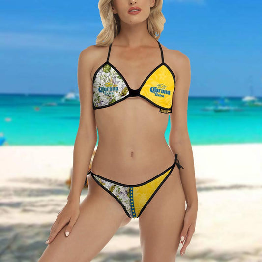 Corona Flower Triangle Beach Bikini