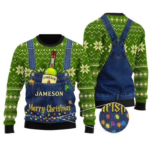 Merry Christmas Jameson Ugly Sweater