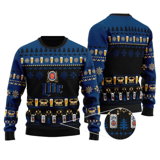Miller Lite Ugly Sweater