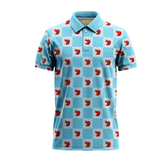 Angry Orchad Collab Gingham Polo Shirt