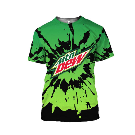 Mountain Dew Brand Tie Dye T-Shirt